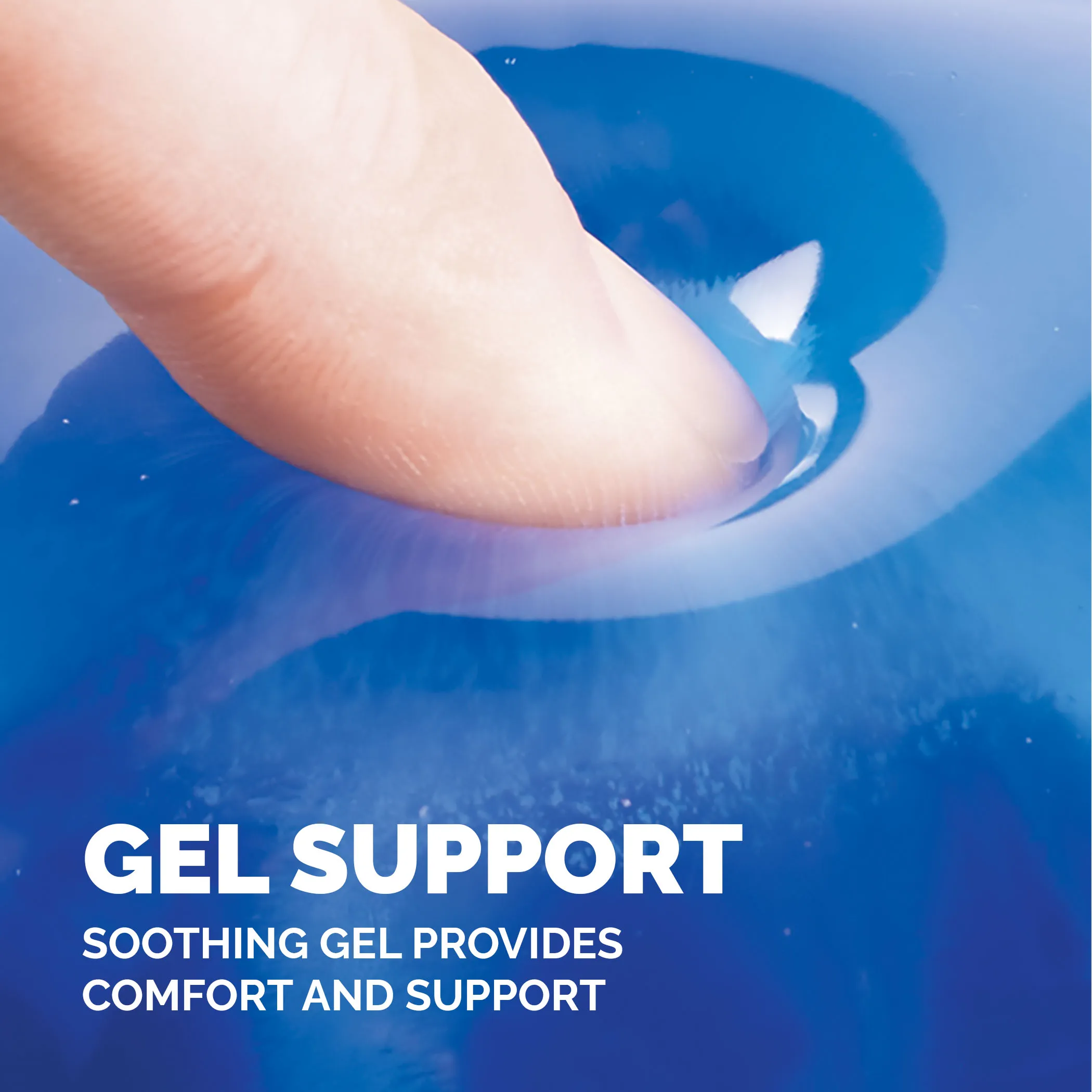 FELLOWES CRYSTAL BLUE MOUSEPAD w/ WRIST REST