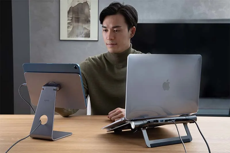 Epico Magnetic Stand för Apple iPad Pro 11"/Air 10,9" - space gray