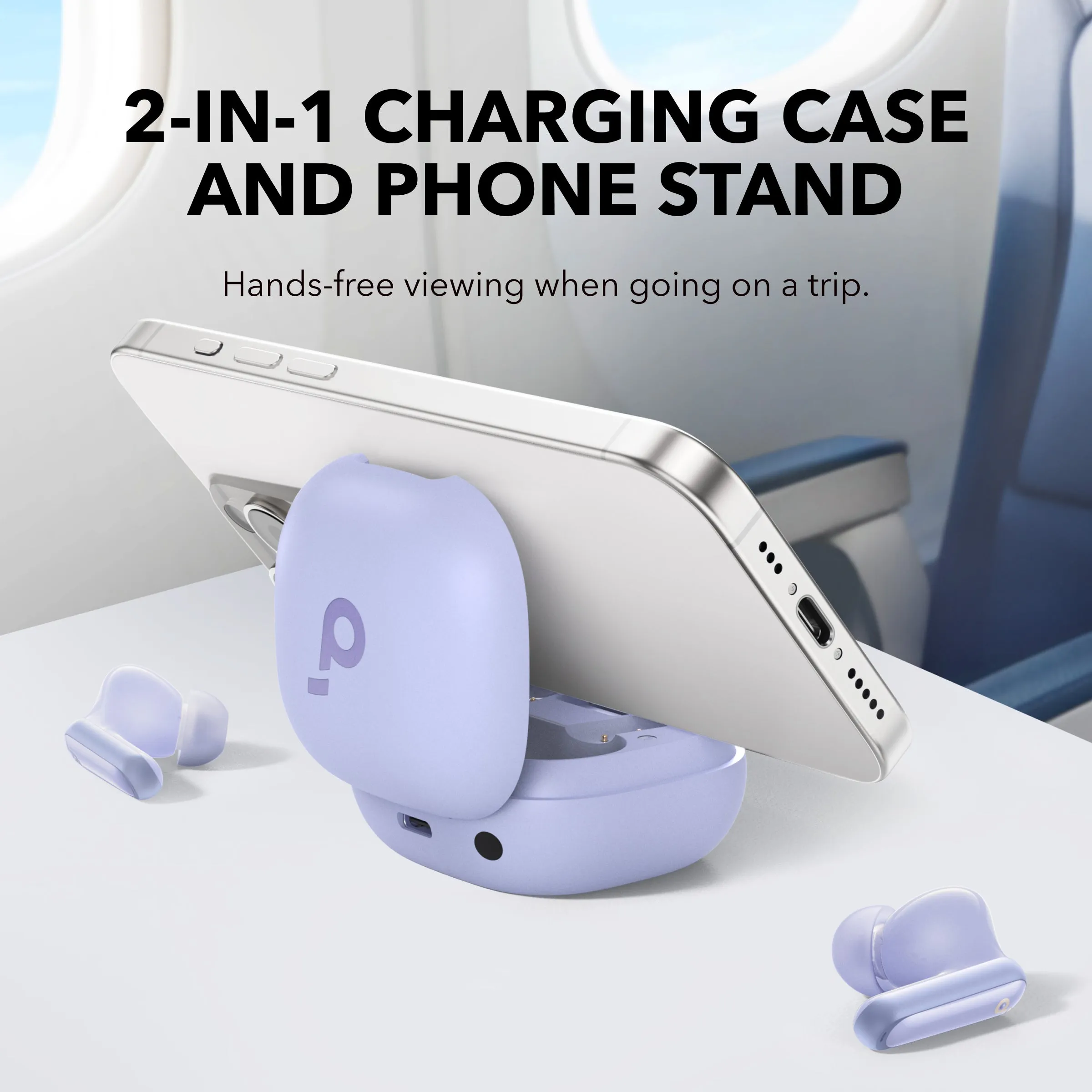Anker Soundcore P40i - wireless earbuds, Purple