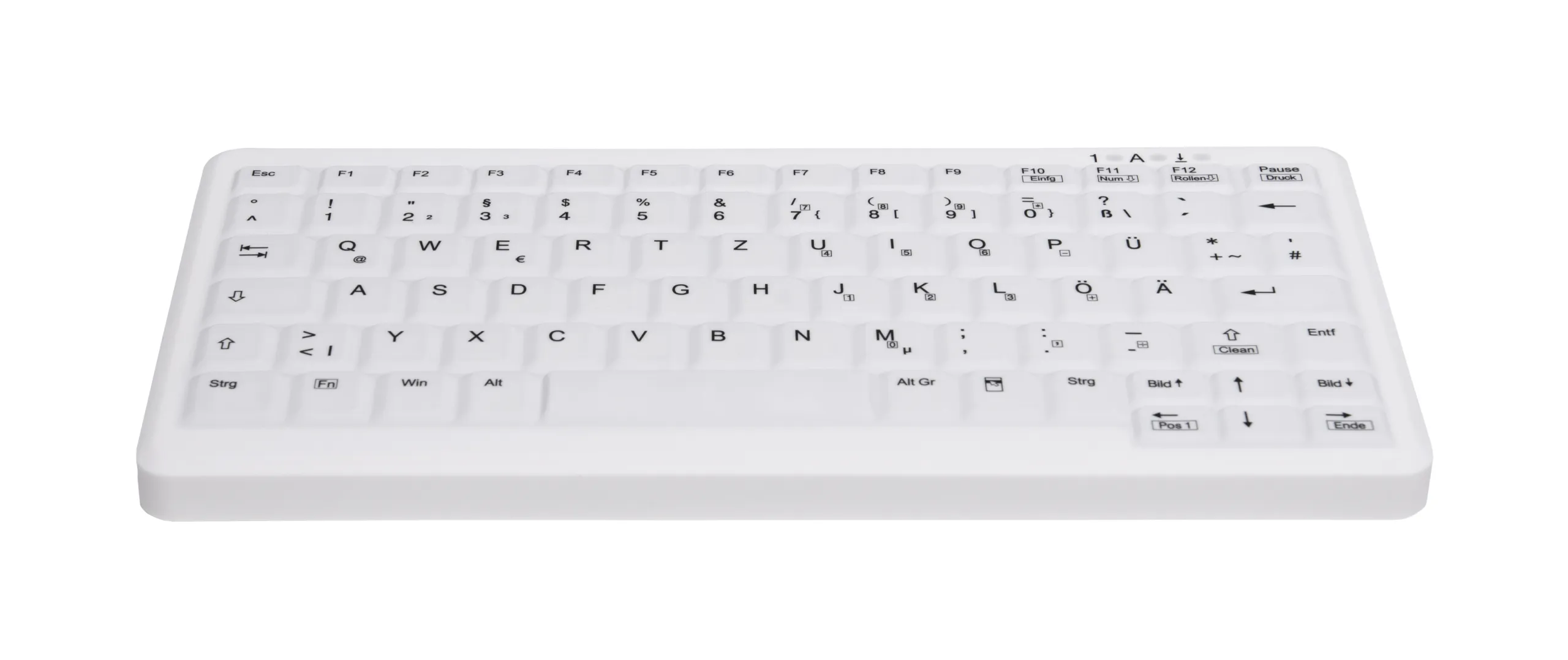 Cherry Compact Hygiene - wireless keyboard, White