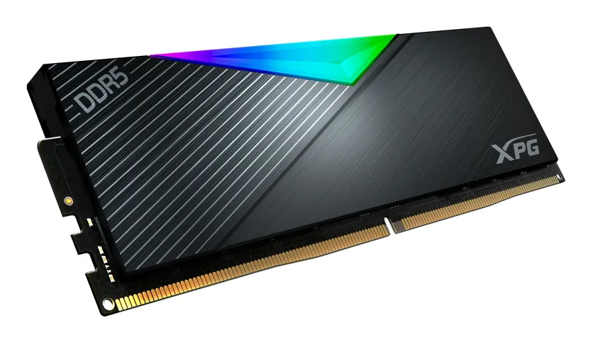 ADATA DDR5 32GB - 7200 - CL - 34 - Dual-Kit - DIMM, AX5U7200C3416G-DCLARBK, Lancer RGB, XMP, black