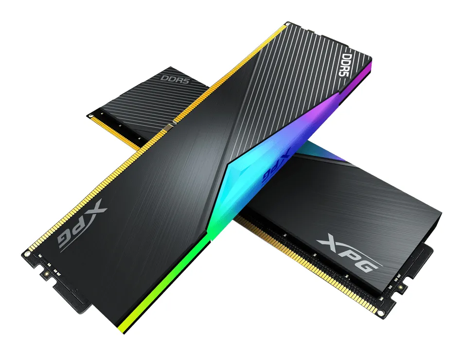 ADATA DDR5 32GB - 7200 - CL - 34 - Dual-Kit - DIMM, AX5U7200C3416G-DCLARBK, Lancer RGB, XMP, black