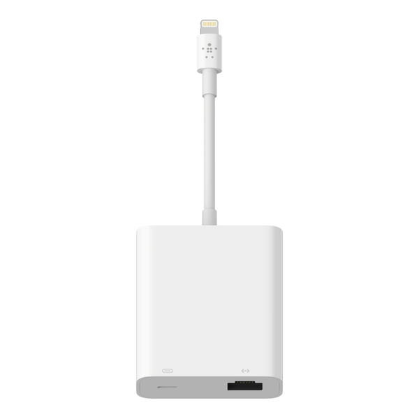 Belkin Lightning &ndash; RJ-45/Lightning -adapteri, Valkoinen