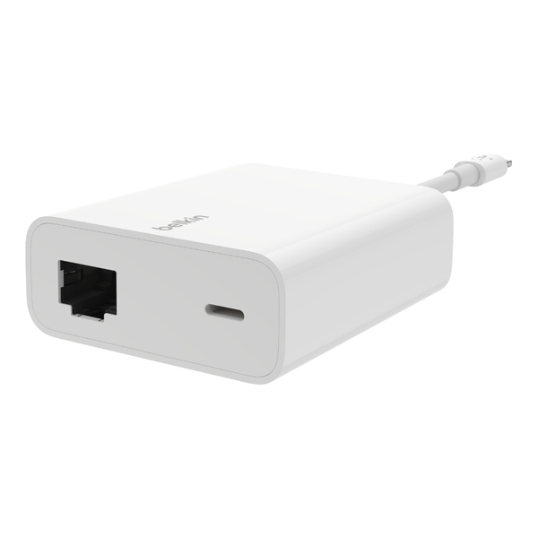 Belkin Lightning &ndash; RJ-45/Lightning - adapter, White