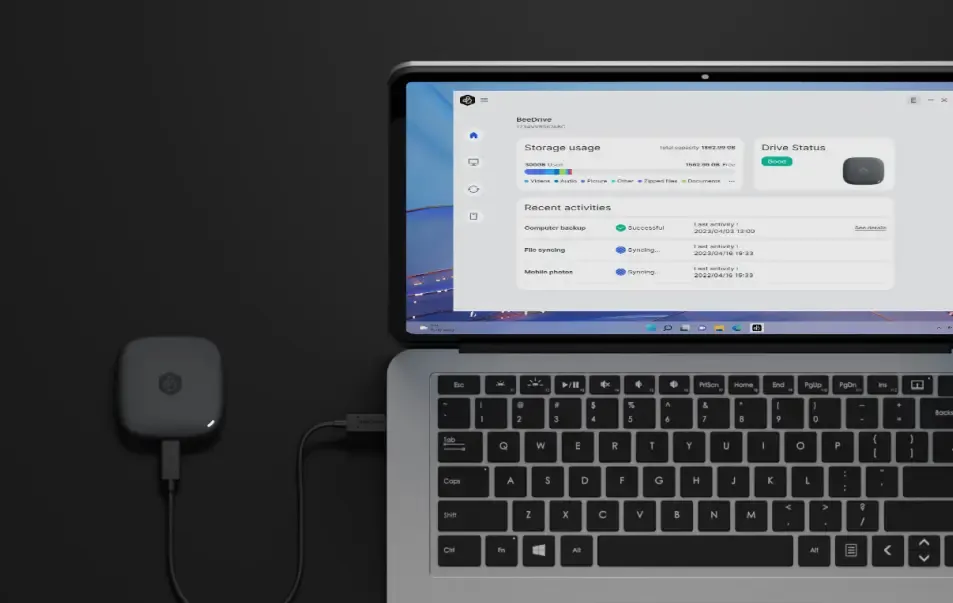 Synology BDS70-4T BeeDrive, ToGo NAS, 4TB, USB-C - backup hub
