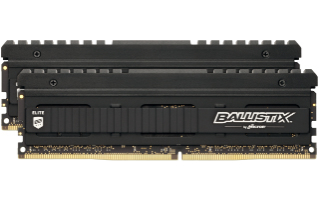 Crucial 16GB (2x8GB) Ballistix Elite, DDR4 3466MT/s, CL16 -musta