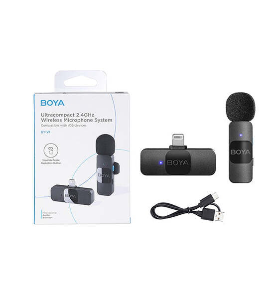 BOYA Wireless Microphone x1 BY-V1 Mini Lightning