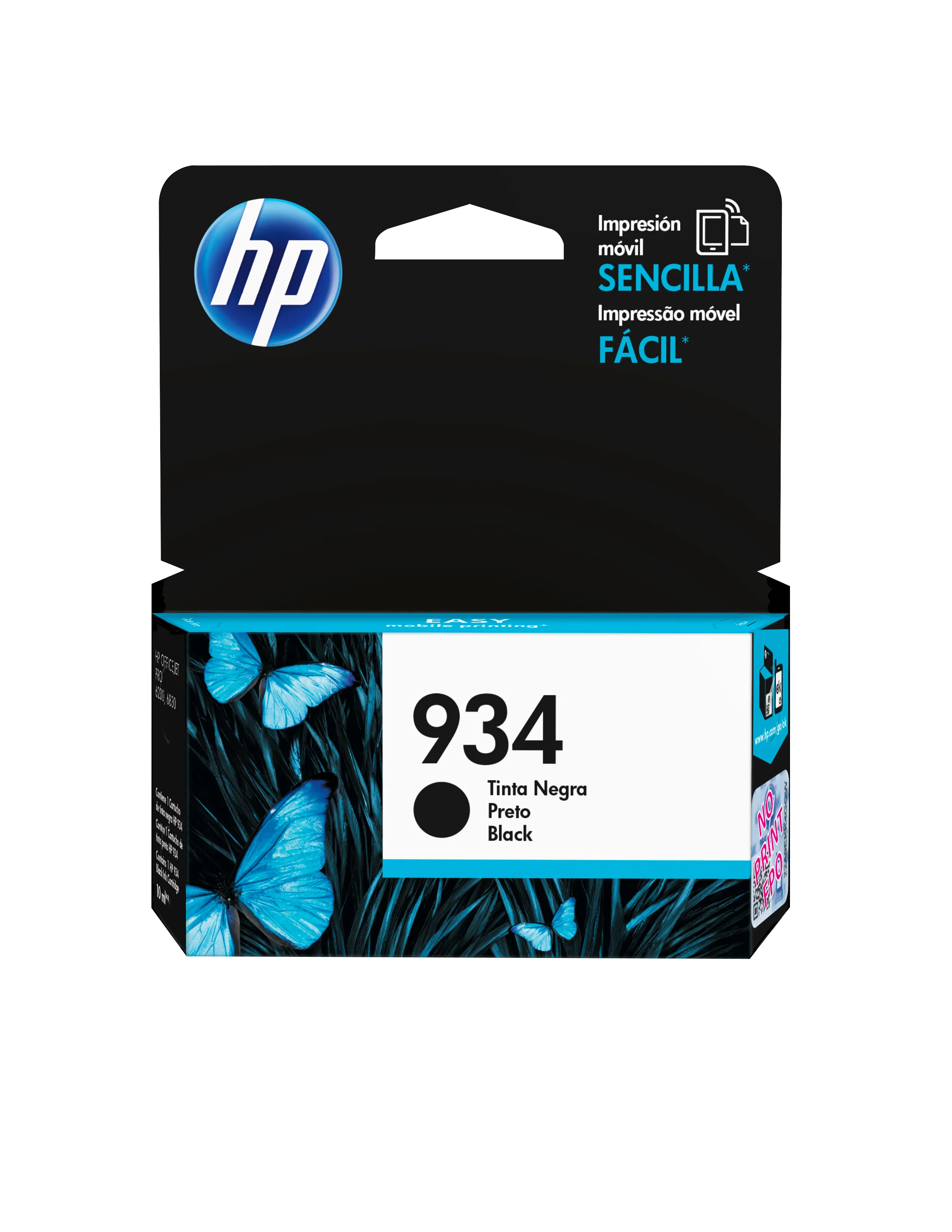 HP 934 ink cartridge, 10 ml, Black