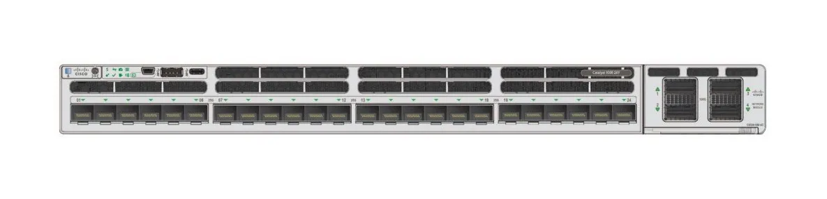 C9300X 24-port mGig UPoE+1100wac PS w