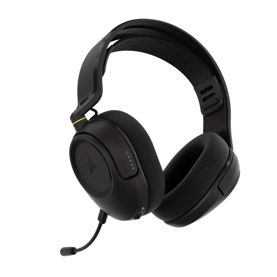 Corsair HS35 v3 Wireless Gaming Headset, Black
