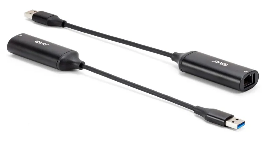 CLUB 3D Type-A to RJ45 - Network Adapter, Black