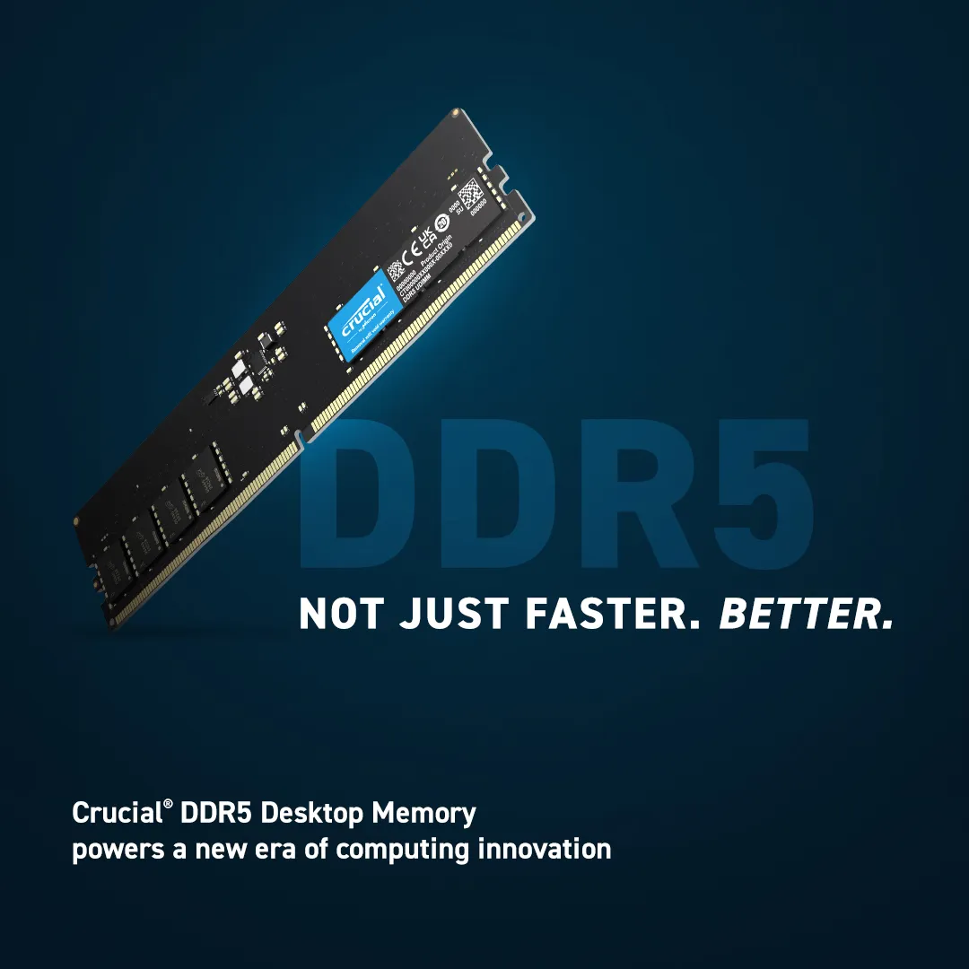 Crucial 32GB DDR5-5600 UDIMM