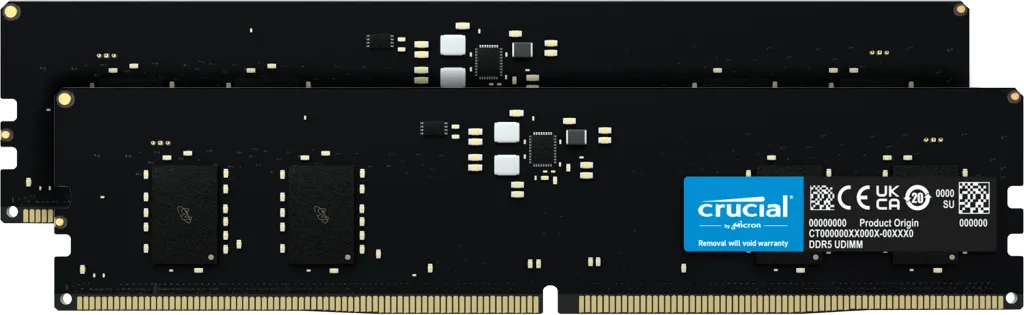 Crucial 16GB Kit 2x8GB DDR5-5600 UDIMM