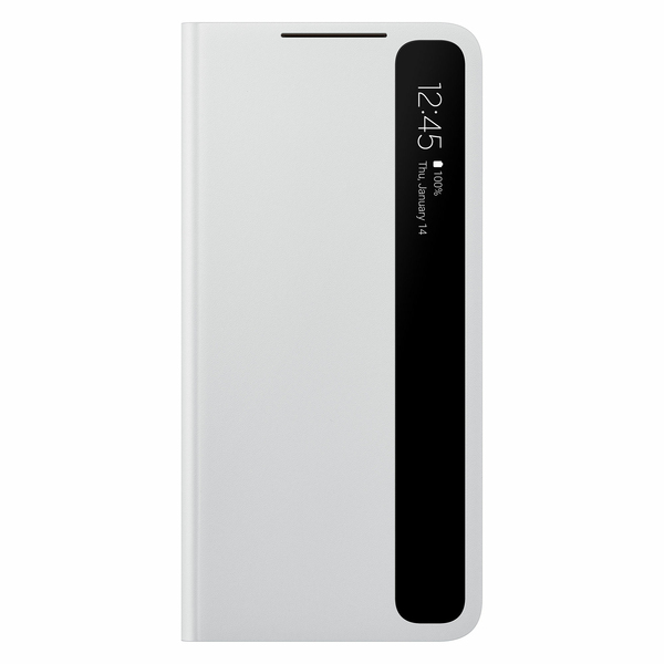SAMSUNG SMART CLEAR VIEW COVER S21+ LIGHT GRAY