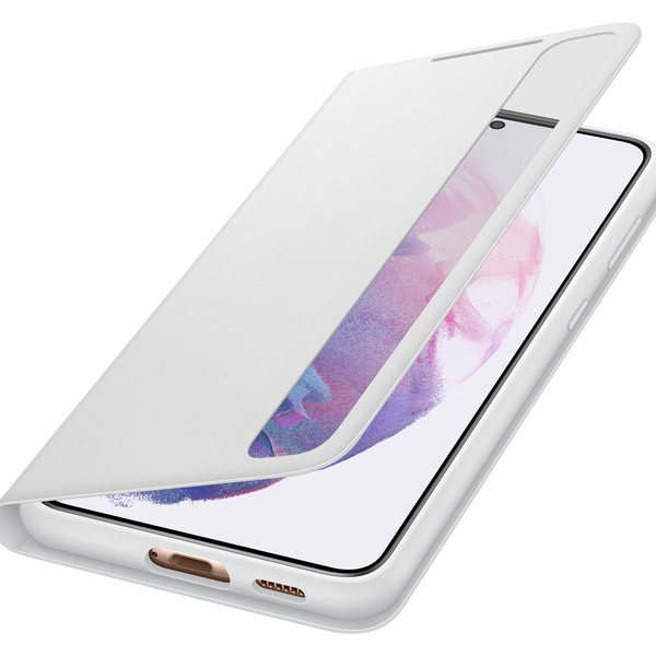 SAMSUNG SMART CLEAR VIEW COVER S21+ LIGHT GRAY