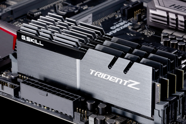 G.SKILL Trident Z 64GB (8 x 8GB) DDR4 3200 MHz, CL16 Memory, Grey (XMP)