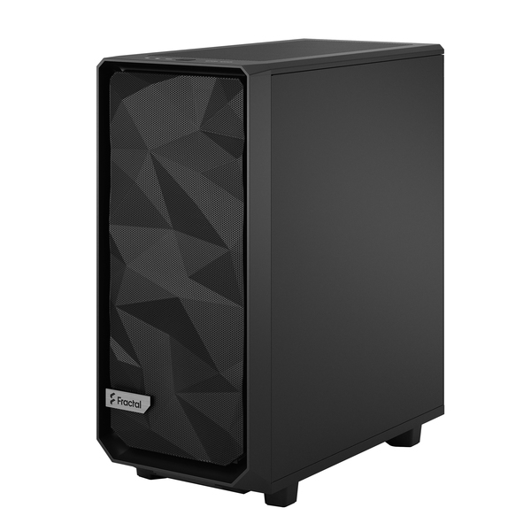 Fractal Design Meshify 2 Compact - Mid Tower chassi med fönster, Black / Light Tint