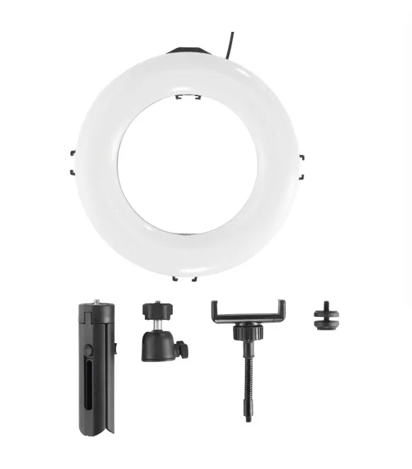 HAMA Spotlight Smart 80 II Musta LED-rengasvalosetti &Auml;lypuhelimille