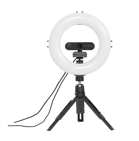HAMA Spotlight Smart 80 II Musta LED-rengasvalosetti &Auml;lypuhelimille