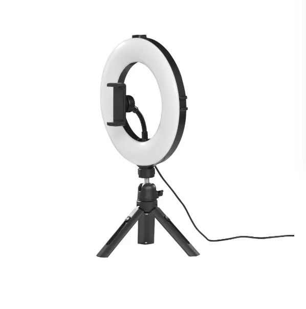 HAMA Spotlight Smart 80 II Musta LED-rengasvalosetti &Auml;lypuhelimille