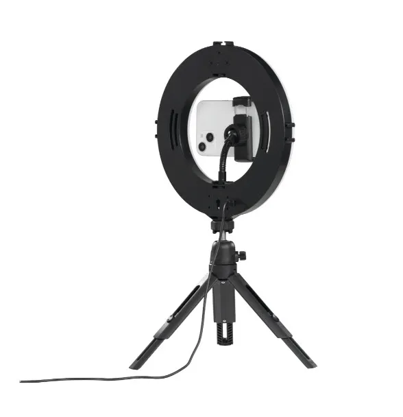 HAMA Spotlight Smart 80 II Musta LED-rengasvalosetti &Auml;lypuhelimille