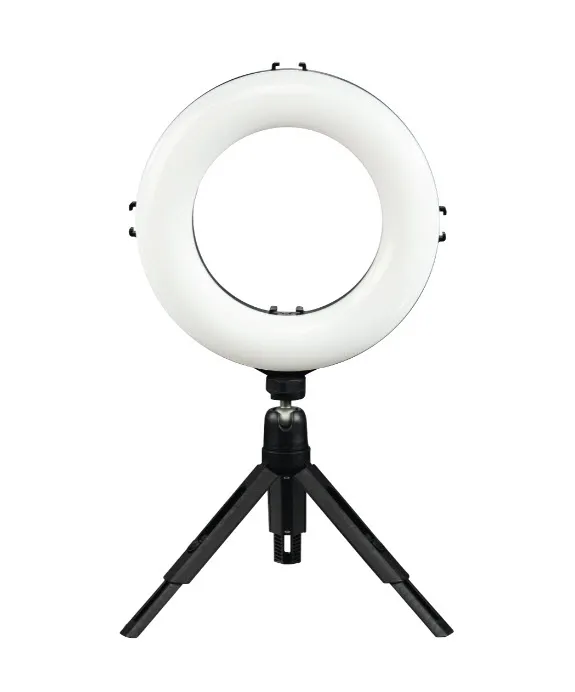 HAMA Spotlight Smart 80 II Musta LED-rengasvalosetti &Auml;lypuhelimille
