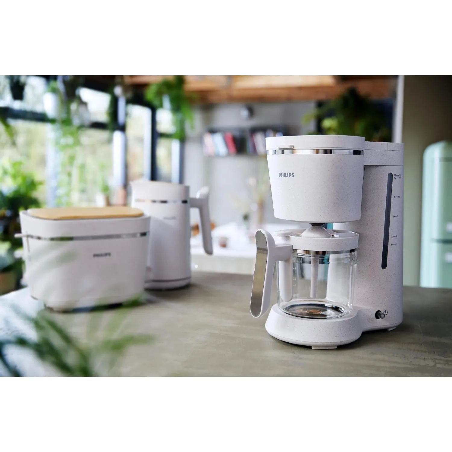 Philips Eco Conscious Edition HD5120/00 15 cups Coffee Maker, White