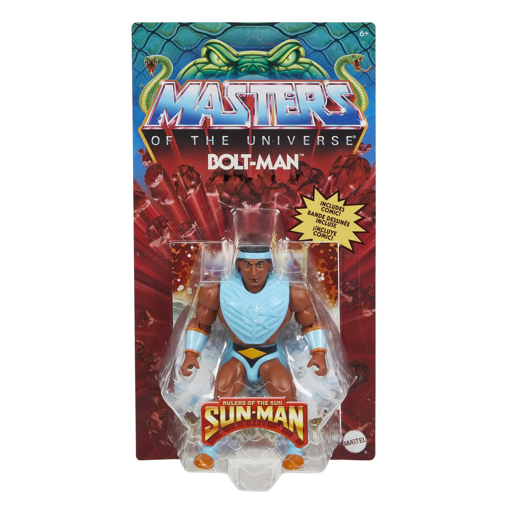 Mattel Masters of the Universe Origins Action Figure Bolt Man, Toy Figure (14 cm)