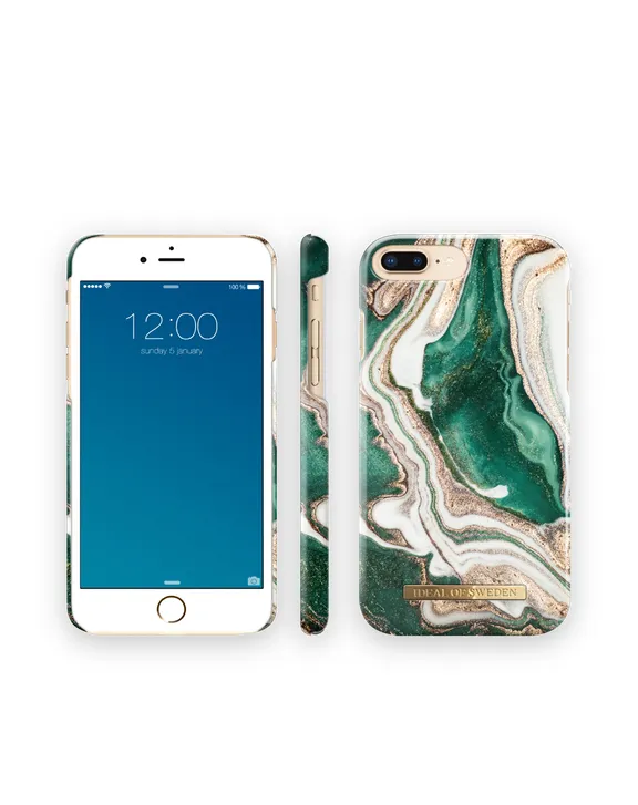 iDeal of Sweden Fashion Case, iPhone 6/6S/7/8 Plus - Case, Golden Jade Marble
