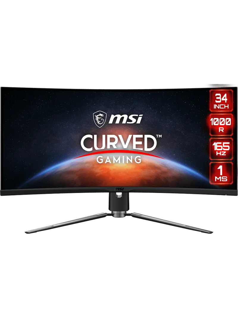 MSI 34&quot; MPG ARTYMIS 343CQ, UWQHD, VA - curved gaming monitor