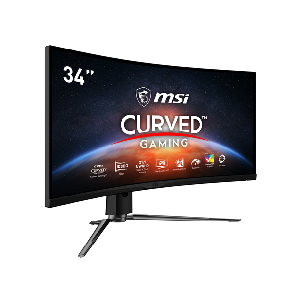 MSI 34&quot; MPG ARTYMIS 343CQ, UWQHD, VA - curved gaming monitor