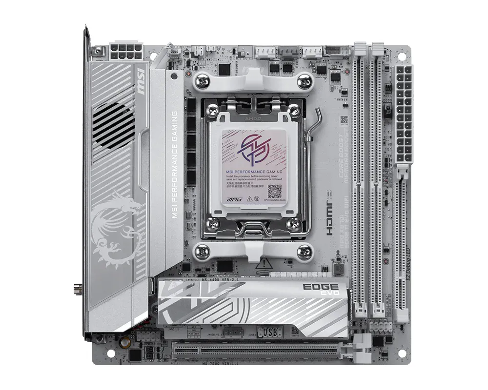 MSI MPG X870I EDGE TI EVO WiFi 7 AM5 Mini-ITX Motherboard