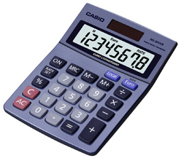 Casio calculator MS-80VER II, Blue