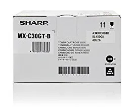 Sharp MXC30GTB black toner 6K
