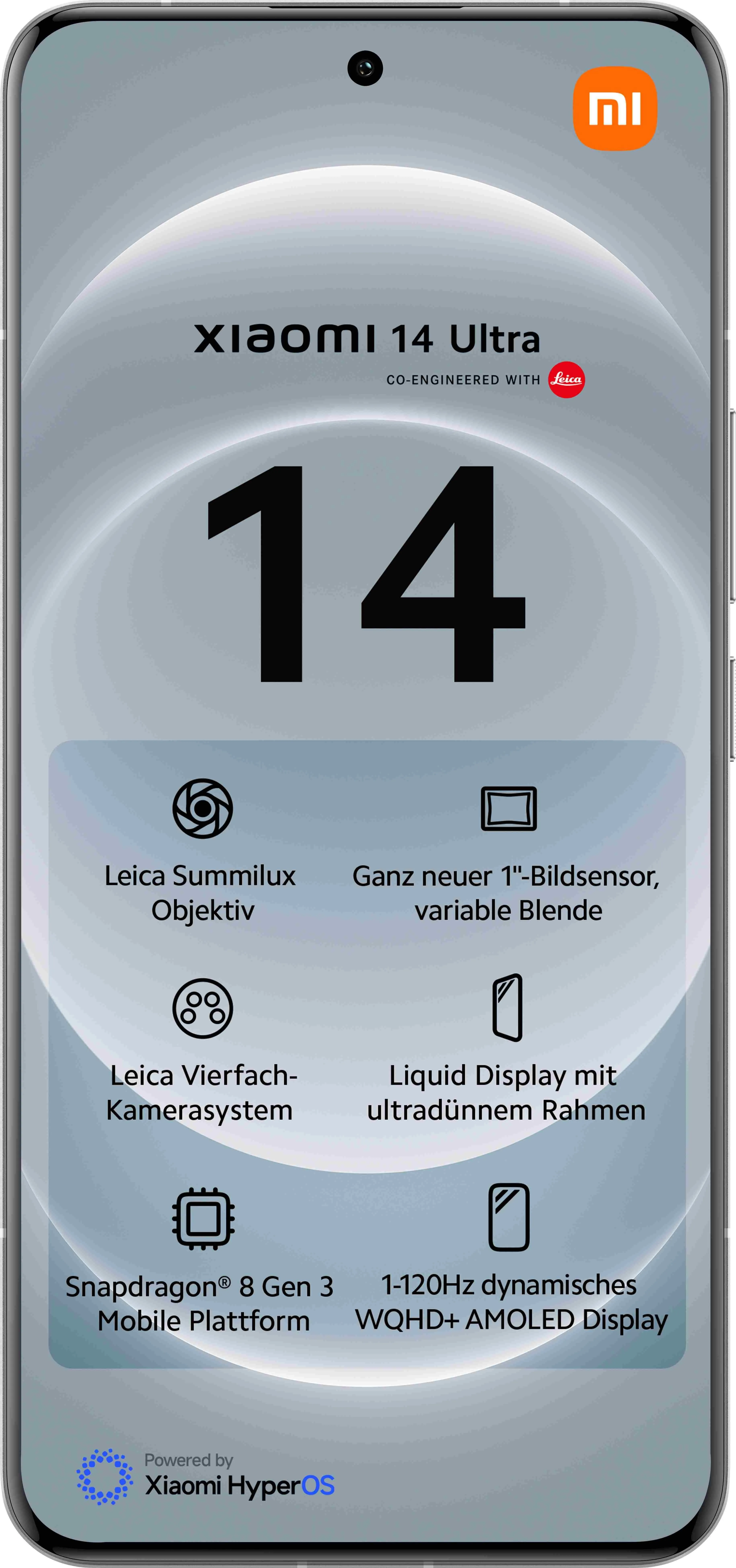 Xiaomi 14 Ultra 512GB/16 GB Android - mobile phone, White