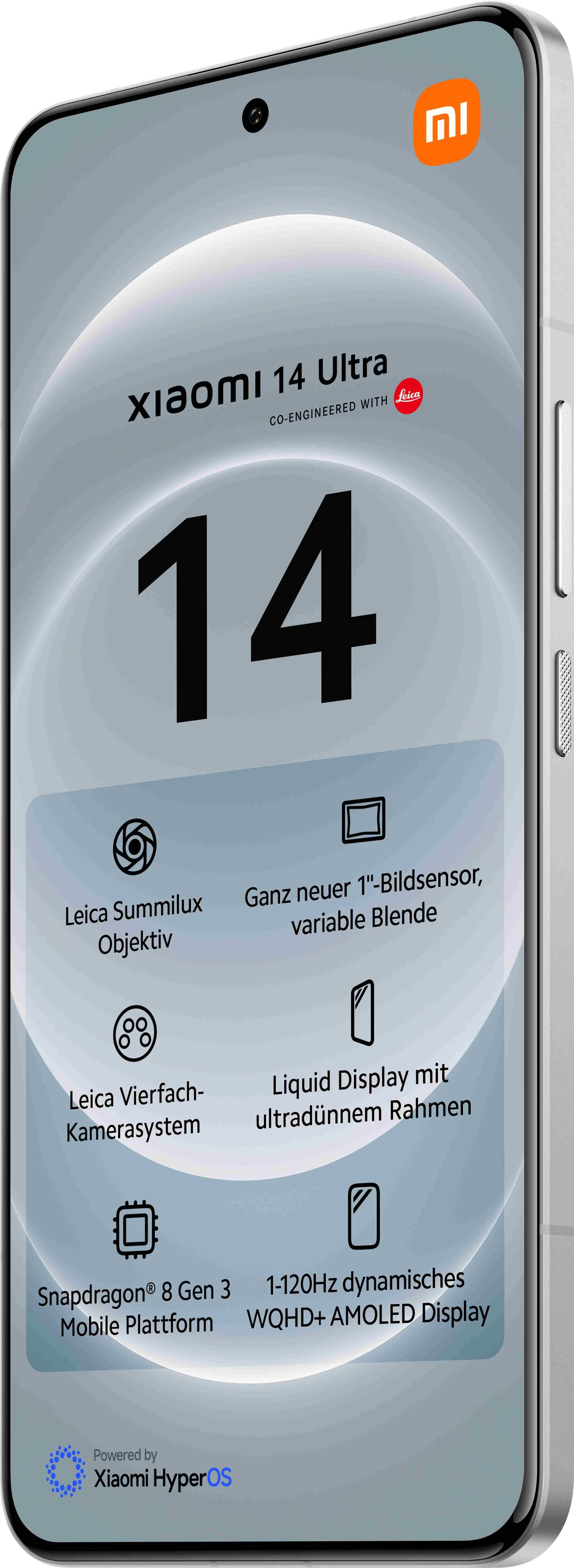 Xiaomi 14 Ultra 512GB/16 GB Android - mobile phone, White