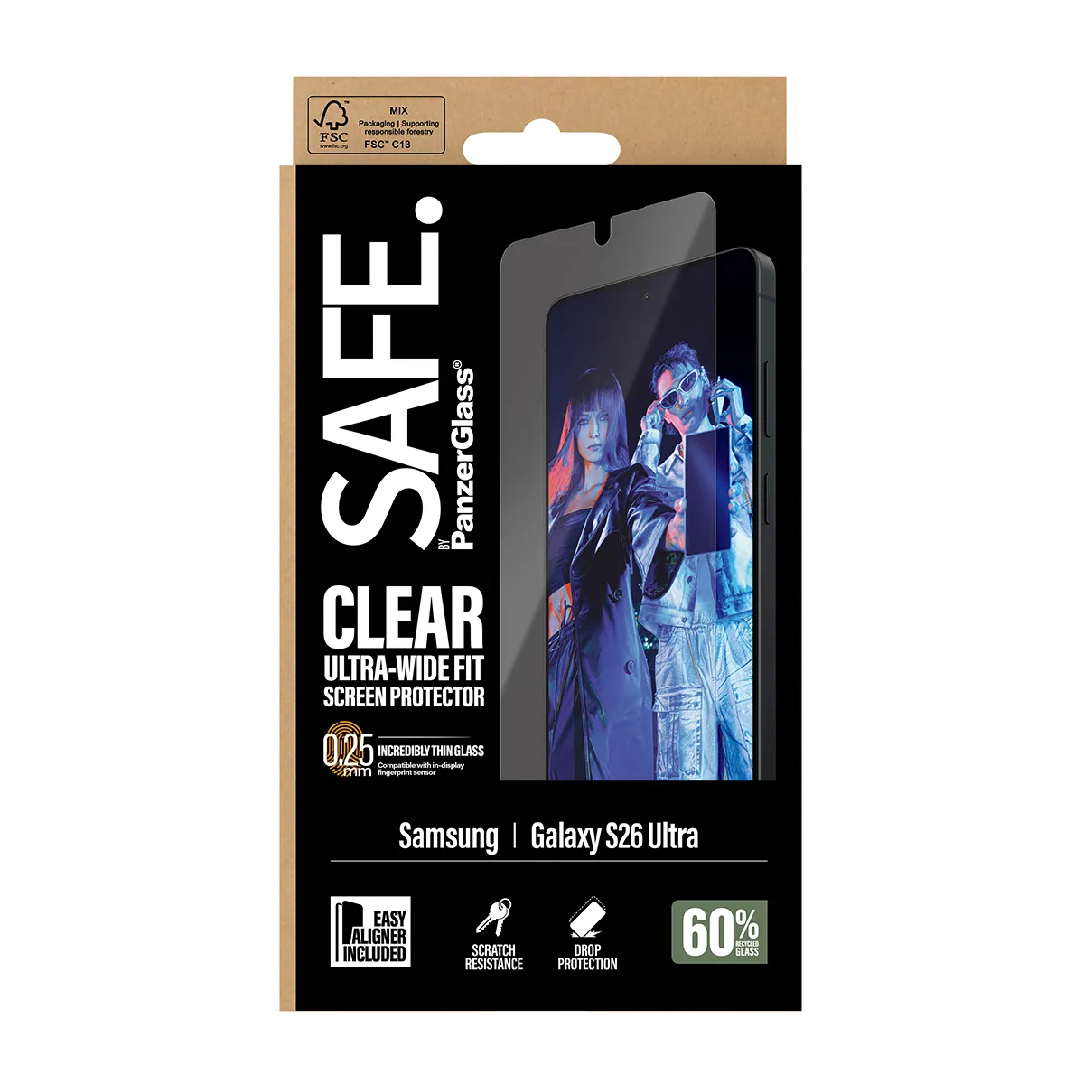 PanzerGlass SAFE Ultra-Wide Fit Alignerkit Galaxy S26 Ultra - Screen Protector