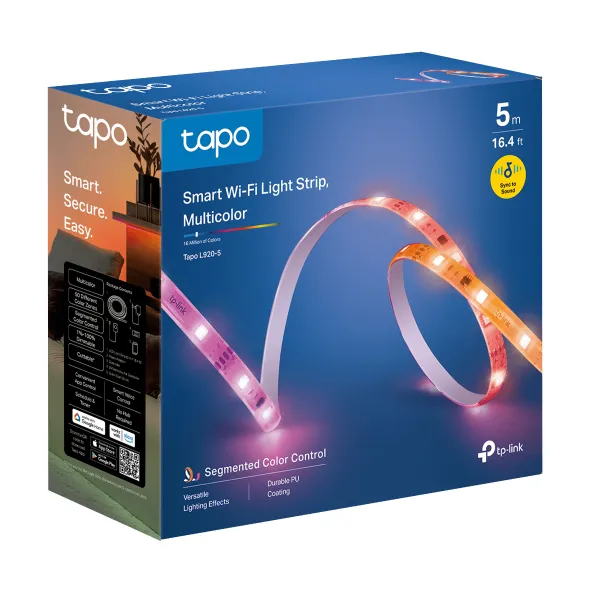 TP-Link Tapo Smart Wi-Fi Light Strip, Multicolor /Tapo L920-5