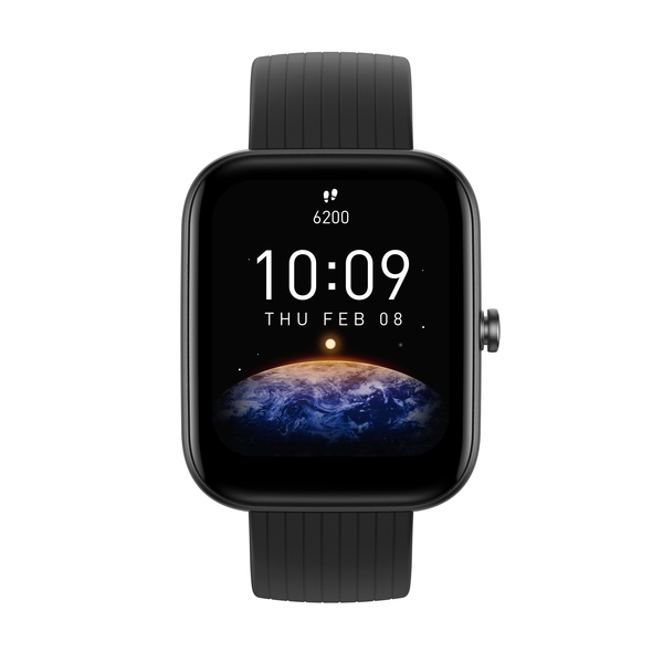 Amazfit Bip 3 Pro Black Square box -aktiivisuusranneke, musta