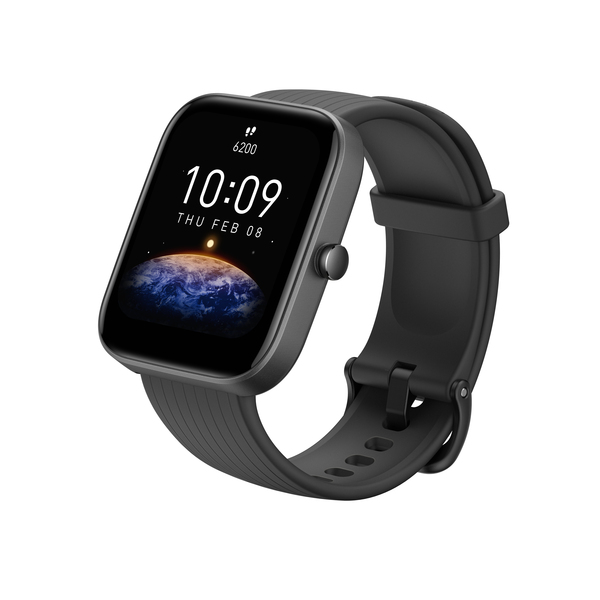 Amazfit Bip 3 Pro Black Square box -aktiivisuusranneke, musta