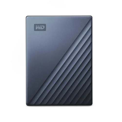 WD My Passport Ultra 4 TB - extern h&aring;rddisk , Svart/Bl&aring;
