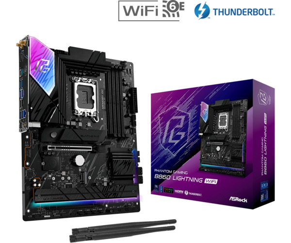 ASRock B860 Lightning WiFi 1851 ATX HDMIDPUSB-C DDR5