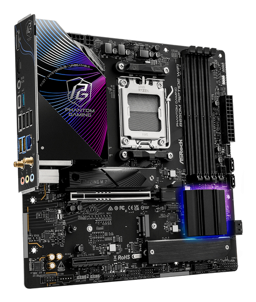 ASRock Phantom Gaming B850M Riptide WiFi 7 AM5 mATX - motherboard
