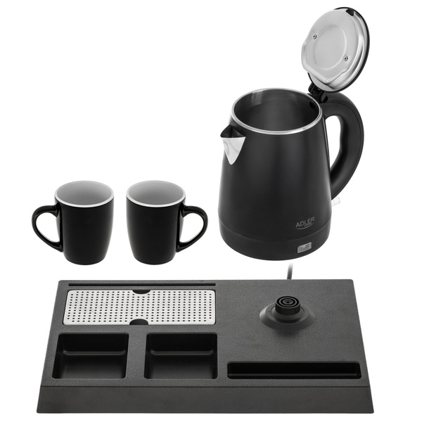 Adler Hotel Kettle AD 1387 kettle, 1.0L, Black