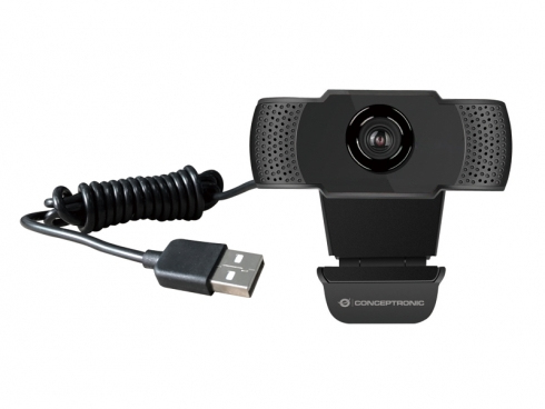 Conceptronic Full HD - web camera, black
