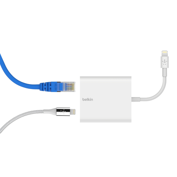 Belkin Lightning &ndash; RJ-45/Lightning - adapter, Vit