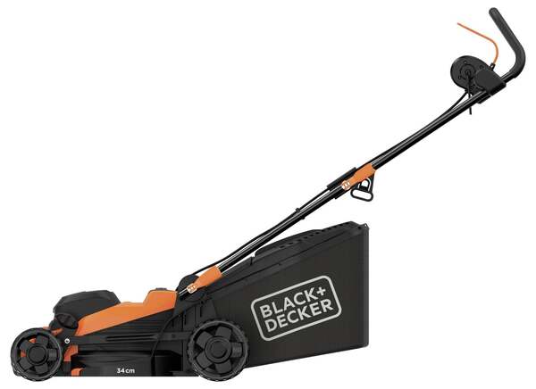 BLACK+DECKER BEMWP340-QS 1400W Corded Electric Rotary Lawn Mower (340 mm)