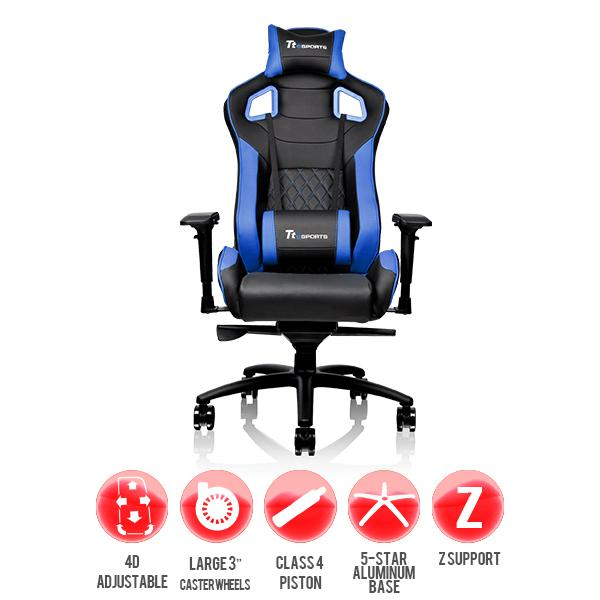 Thermaltake GTF 100 GT-Fit Spelstol - Bl&aring;