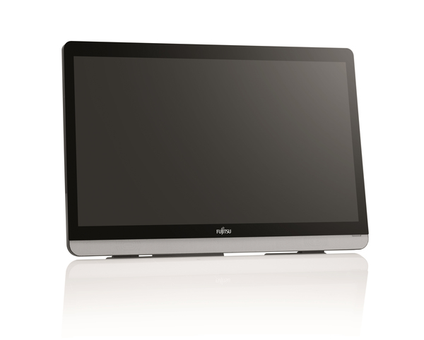 Fujitsu E22 Touch - LED-n&auml;ytt&ouml; - 21.5" - kosketusn&auml;ytt&ouml; - 1920 x 1080 Full HD (1080p) - 240 cd/m&sup2; - 1000:1 - 7 ms - HDMI, DVI-D, VGA - kaiuttimet - musta/hopea