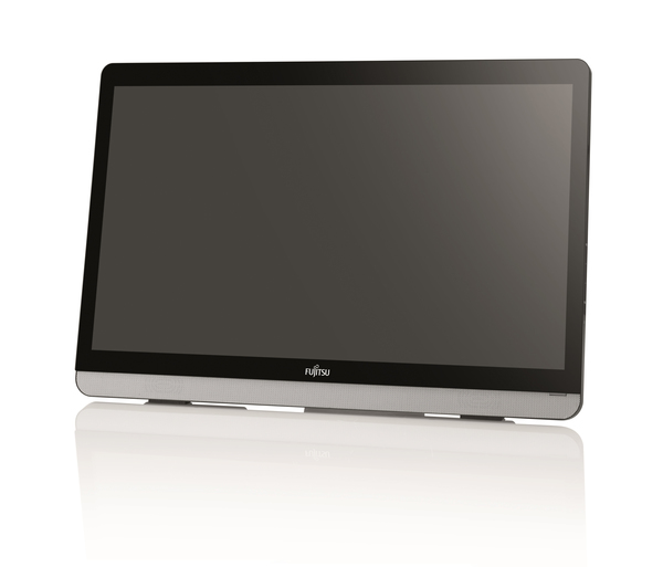 Fujitsu E22 Touch - LED-n&auml;ytt&ouml; - 21.5" - kosketusn&auml;ytt&ouml; - 1920 x 1080 Full HD (1080p) - 240 cd/m&sup2; - 1000:1 - 7 ms - HDMI, DVI-D, VGA - kaiuttimet - musta/hopea